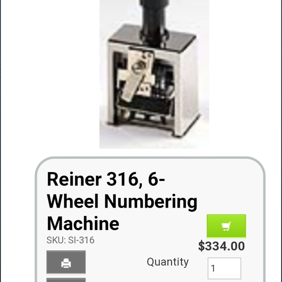 Metal Handstamp - Picture 2 of 3